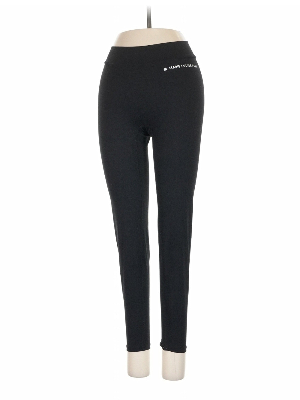 Marie Louise Black High-Waist Stretch Leggings